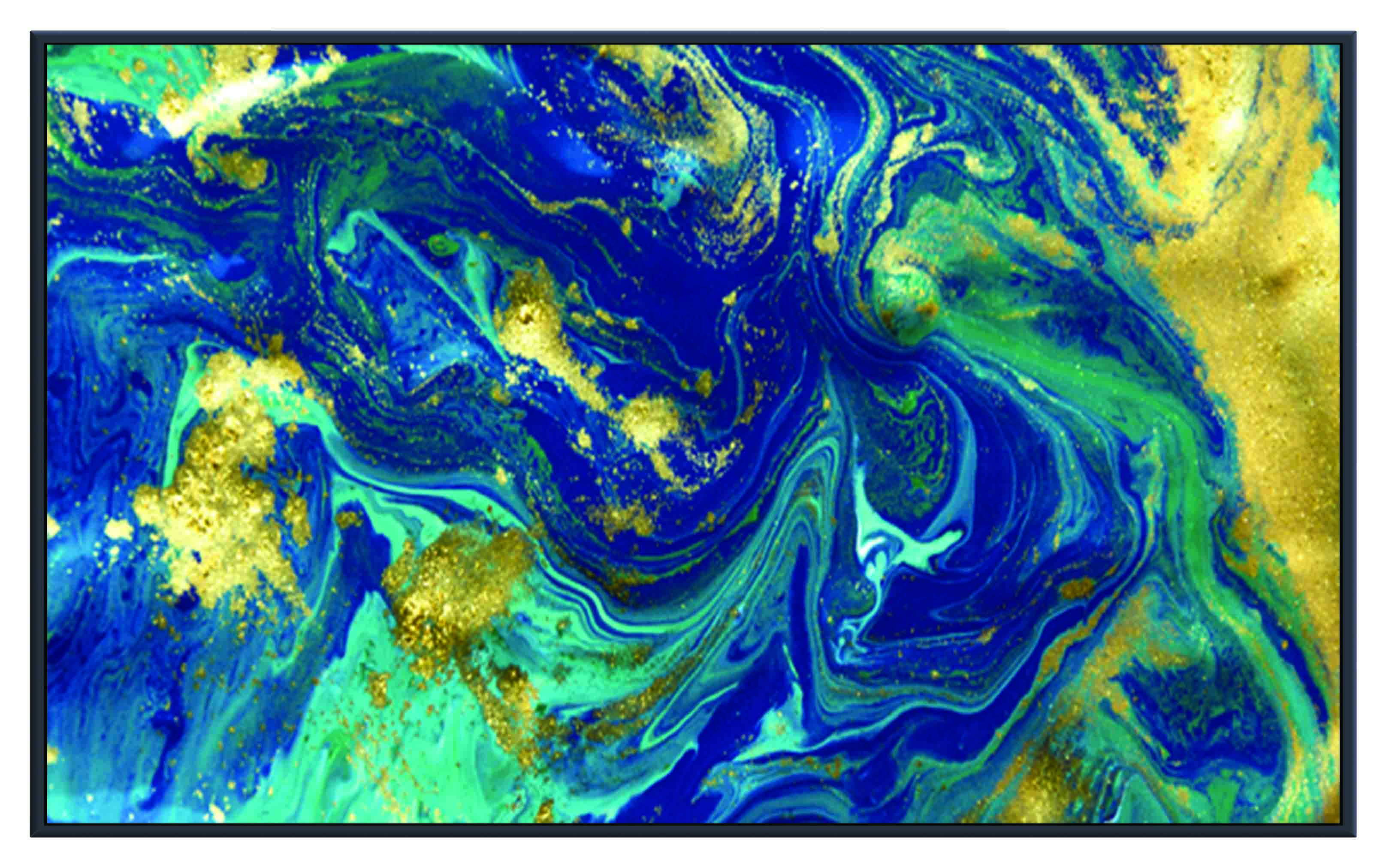 ASG231 Wall décor art printed on glass abstract